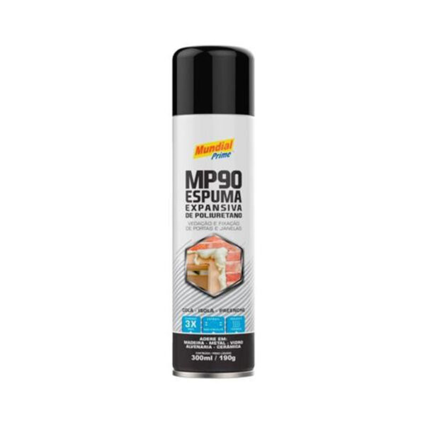 ESPUMA EXPANSIVA 300 ML 190G MUNDIAL PRIME