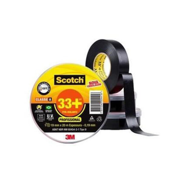 FITA ISOLANTE 33+ ESTOJO SCOTCH 3M