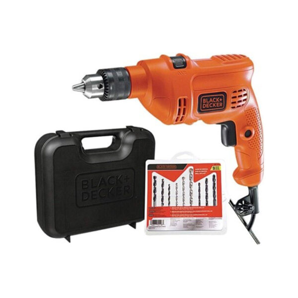 FURADEIRA IMPACTO 110V MANDRIL 3/8 10 MM 560W DE POTENCIA BLACK+DECKER