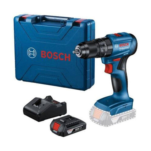 PARAFURADEIRA IMP 18V GSB 185LI 2BAT COM MALETA BOSCH